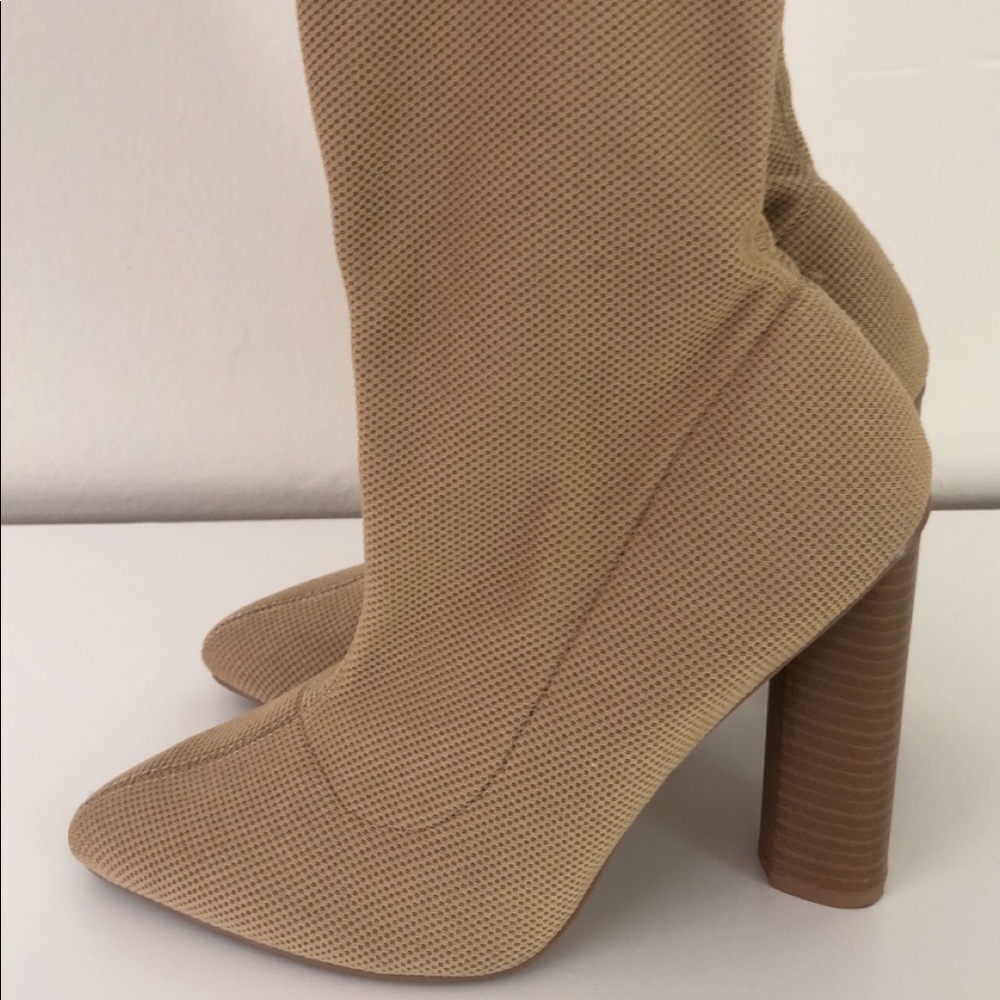 Nude booties!